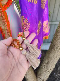 Image 4 of Stevie sari top - purple and orange