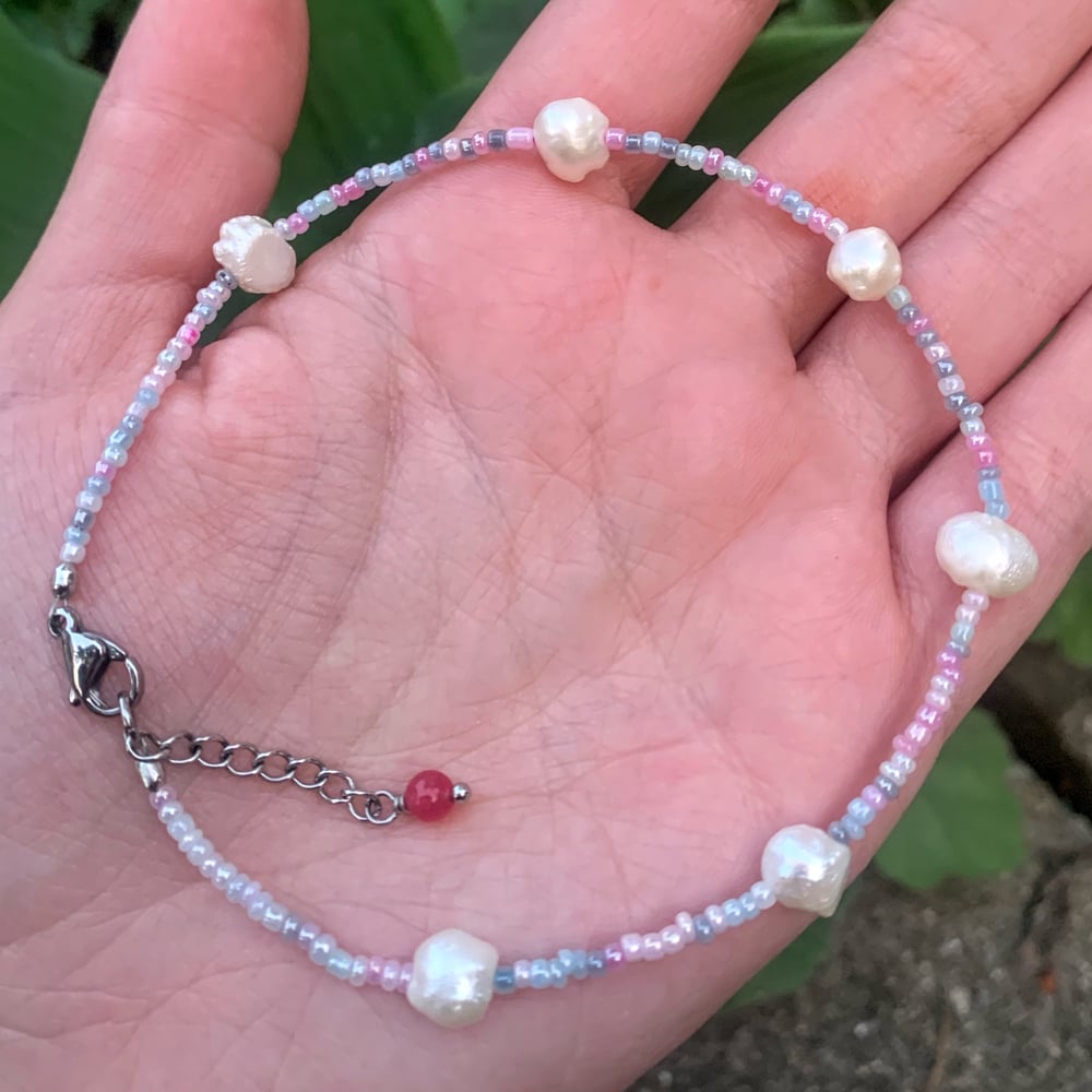 pearl anklet