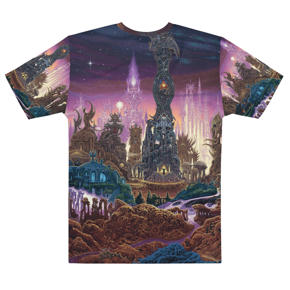 Inconsequential Horizons Allover Print T-shirt