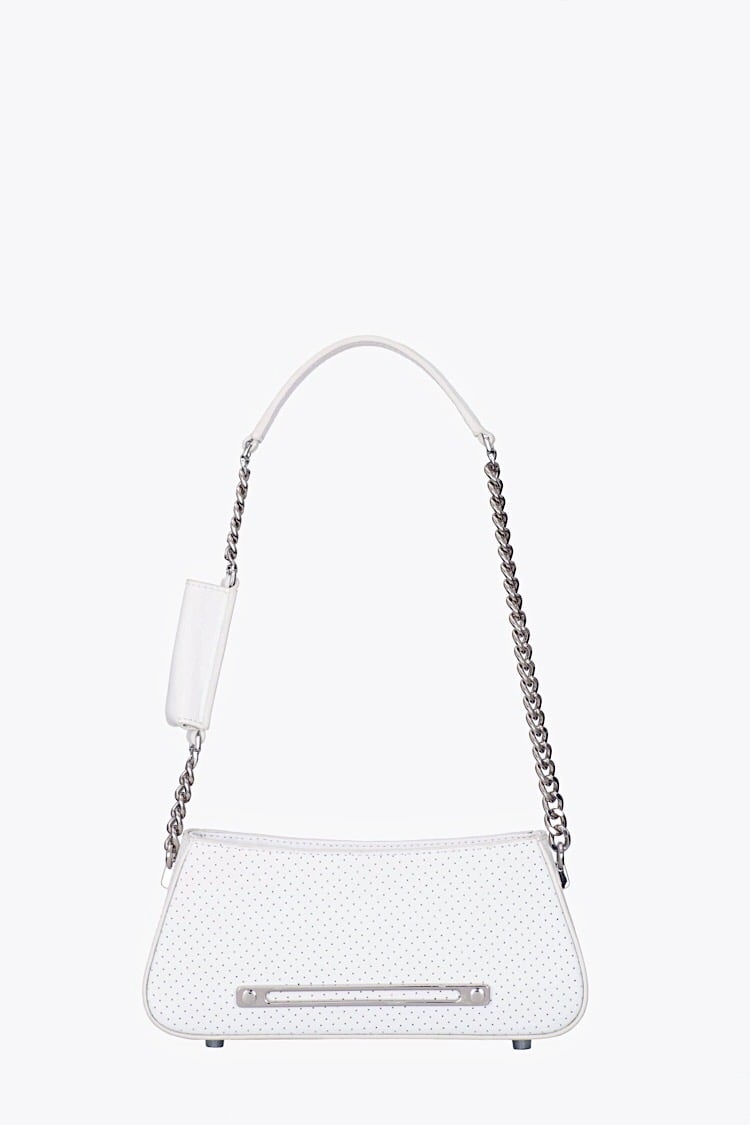 LIPS POCKET SHOULDER BAG (WHITE)