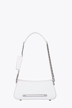 LIPS POCKET SHOULDER BAG (WHITE)