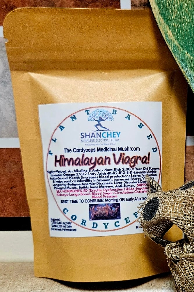 WILD MEDICINAL MUSHROOMS: Lion's Mane-Chaga-Turkey Tail-Maitake-Cordyceps (Himalayan Viagra). DNA.