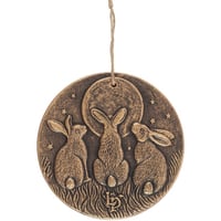 Image 1 of Moon Shadows Broze Terracotta Plaque