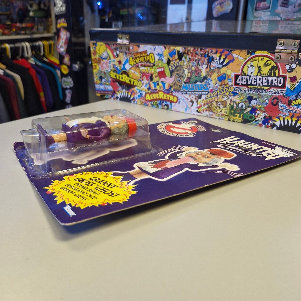 Image of Kenner The Real Ghostbusters Haunted Humans Granny Gross Ghost Action Figure (Carded)