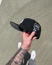 Image 3 of BLACK GLOCK FANS DETRIOT CUSTOM FITTED CAP 