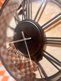 Image 8 of Brown Hide Clock 