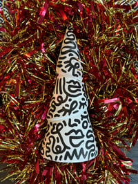 Image 2 of Ceramic Christmas Tree Tall - Black 