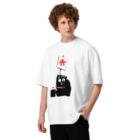 Image 2 of Unisex Organic Oversized High Neck T.Shirt
