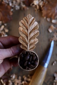 Image 7 of Oak Leaf—Coffee Scoop