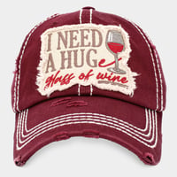 Image 5 of It’s Wine O’Clock Unisex Cap/Wine Lovers Cap