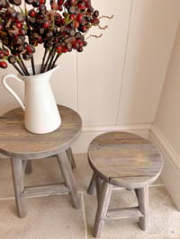 Image 3 of Rustic Round Stools ( 2 sizes )