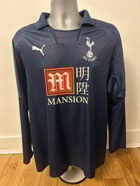 Image 2 of Tottenham Hotspur "BERBATOV 9" 2007/08 Away Long Sleeve Shirt + UEFA patch (L)