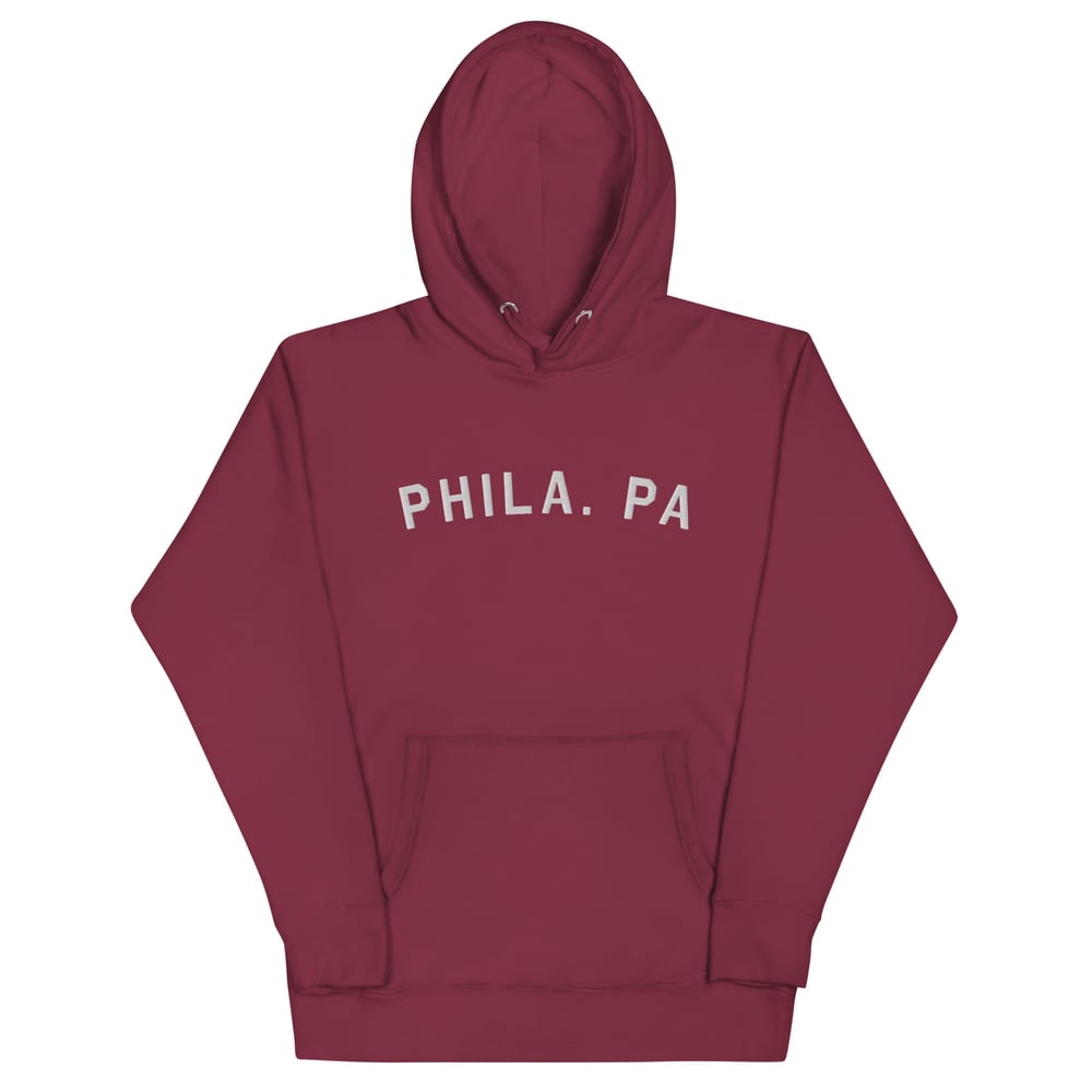 Image of Phila PA Embroidered Hoodie