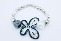 Image 3 of Black Iridescent Butterfly 