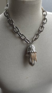 Image 9 of Hares paw chunky necklace