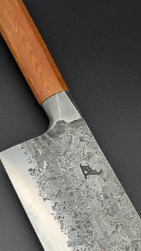 Image 3 of Thinned out Forged Integral Nakiri 180mm | 115CrV3 | Micarta