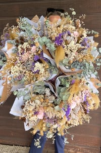 Image 3 of Dried Flower Bouquet - Pastels