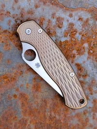 Image 6 of Titanium Scales For Spyderco PM2 (Draco's Armor)