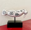 SCRIMSHAW WALRUS SCULPTURE.