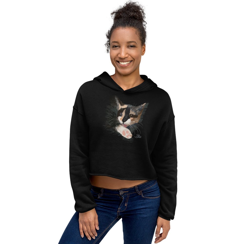 Image of Miss Harlekin Pirat Crop Hoodie