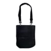 Yohji Yamamoto Pour Homme Canvas Leather Flat Crossbody Bag 