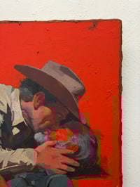 Image 3 of To Silence The Mind - 18x24" Acrylic on wood panel