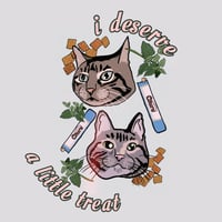 Image 2 of Bort & His Treats tote bag