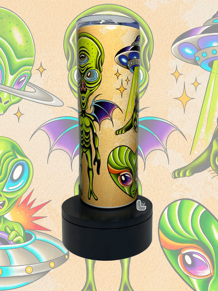 Image of Aliens - Tattoo Flash Edition (20 oz Tumbler)