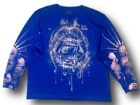 Image 1 of NR ART APPAREL “ICE BABY” BLEACH PAINTED LONG SLEEVE 2XL