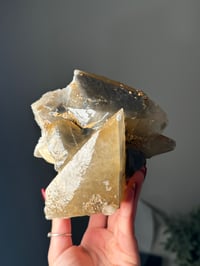 Image 1 of XL SELF STANDING DOUBLE CALCITE POINT -MOROCCO- D