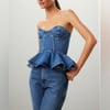 Ronny Kobo denim top