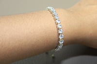 Image 3 of Gold plated bolo crystal bracelet 