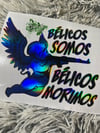 Belicos Somos Belicos Morimos Holographic Car Decal