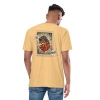 Image 7 of Love Paw Print Men’s premium heavyweight tee