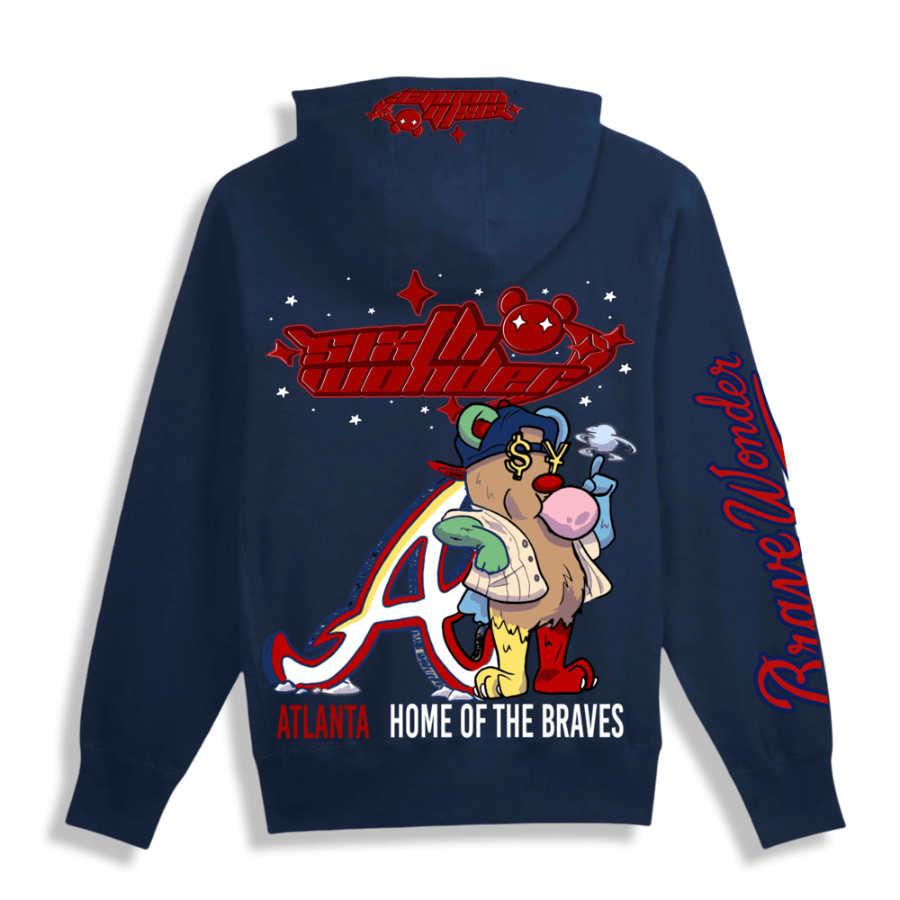 Image of Brave Wonder ATL zip-up hoodie