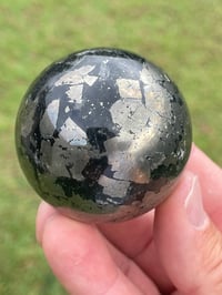 Image 12 of Pyrite In Magnetite Sphere #1607