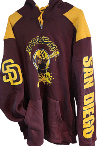 Image 1 of SD Bear baseball Hoddie 