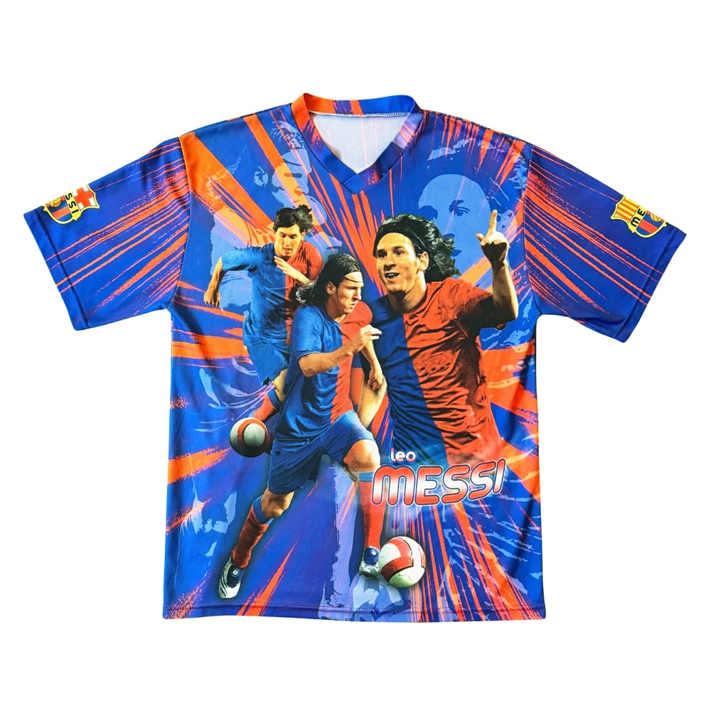 Image of Messi Bootleg Football Fan Shirt 