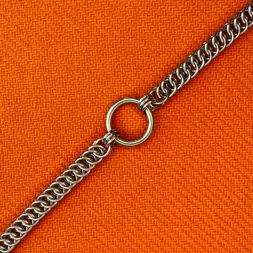 Stainless steel O-ring choker/necklace