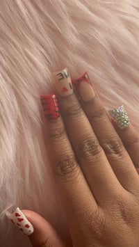 Image 1 of Y2K Bling Luxury Acrylic Pressons