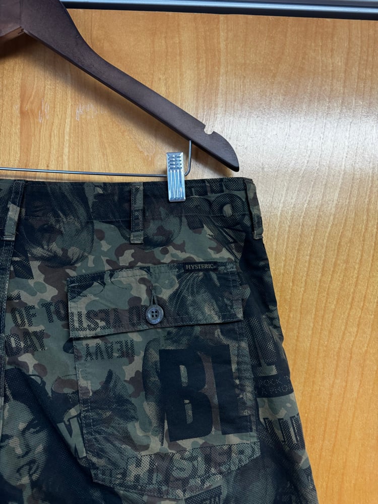 Image of Hysteric Glamour Army AOP Cargos