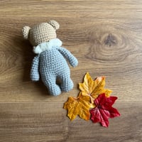 Image 2 of Crochet blue baby Weebee bear