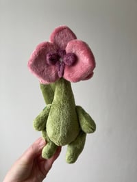 Image 1 of Dusky Pink Orchid Flora Folk Doll