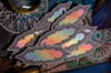 Celestial portal matte holographic sticker
