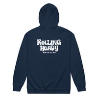 Image 4 of Rolling Heavy Magazine "Logo" Zip Up Hoodie.