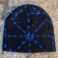 Image 2 of PINWHEEL BEANIE BLUE