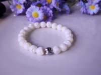 Image 1 of Mother of Pearl Stretch Bracelet 