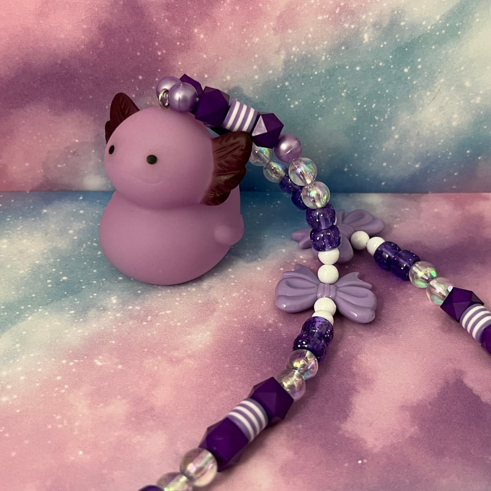 Image of Axolotl Kandi Necklace Collection Kawaii