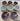 mini pots & spoons white/copper/purple