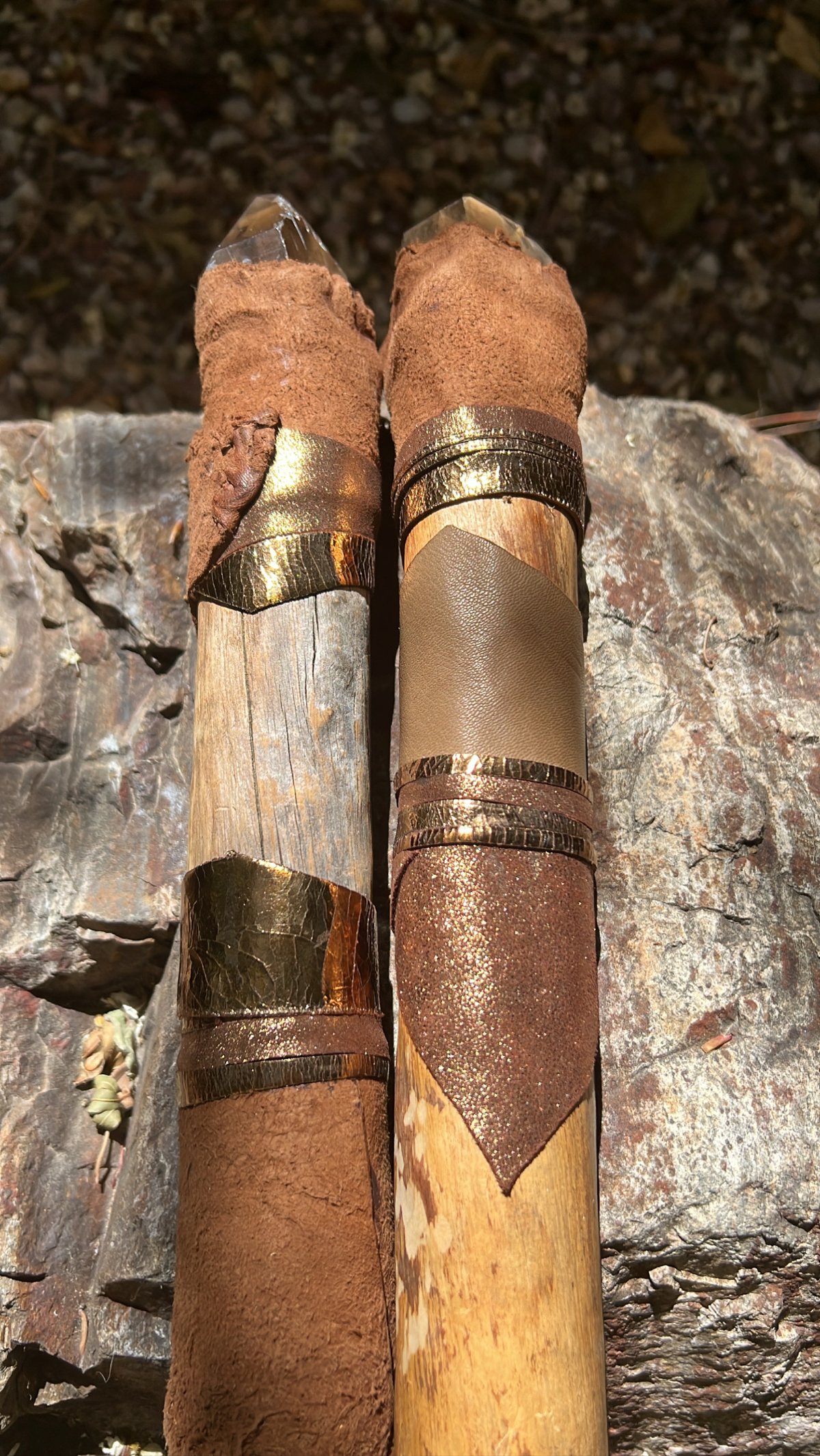 *new* smokey quartz wand 1